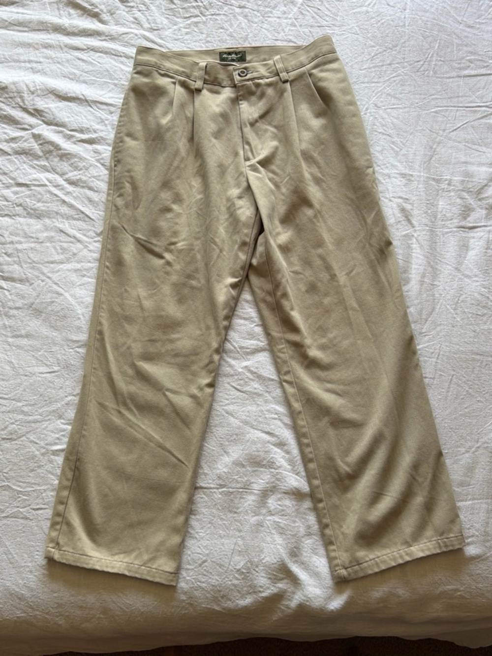 Eddie Bauer 100% Cotton Khaki Pants 30x30